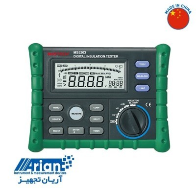 فروش ویژه تستر مقاومت عایق 10 گیگا اهم مستک MASTECH MS5203